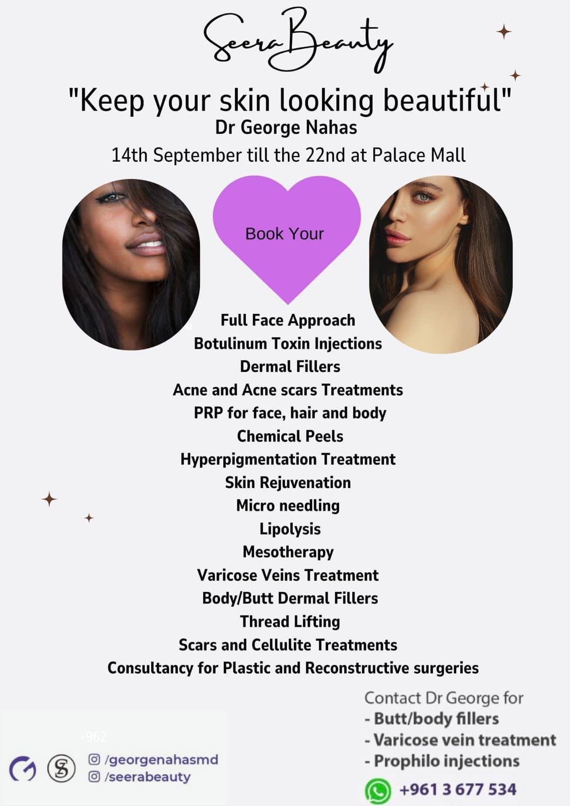 George Nahas Is Coming 14th - 22nd September, 2023